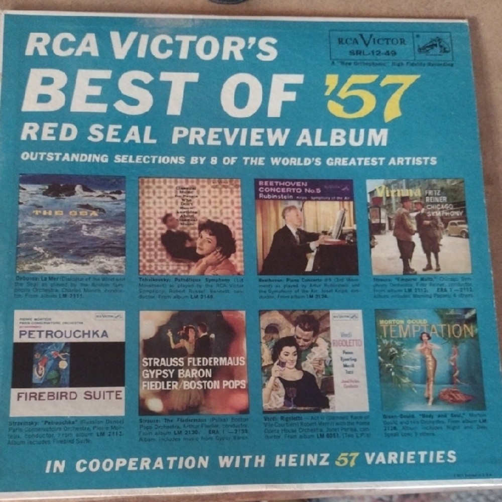 RCA Victor's Best of '57 Red Seal Preview Album